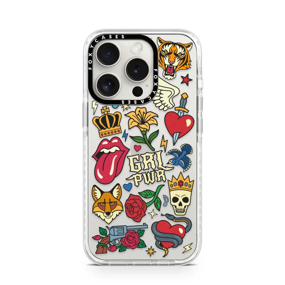 iPhone 15 Pro Impact Case White