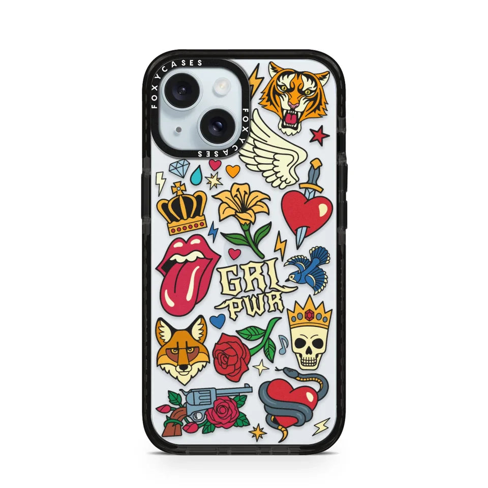 iPhone 15 Impact Case Black