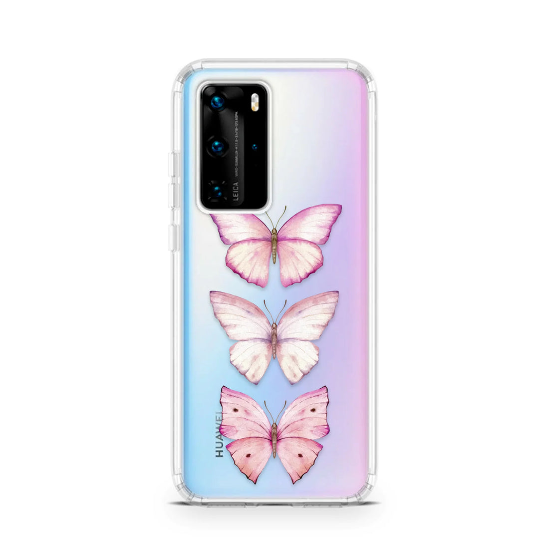 Pink Butterflies x3