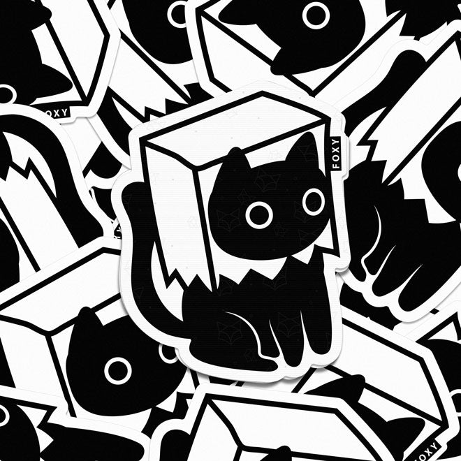 Boxzilla Cat - Sticker