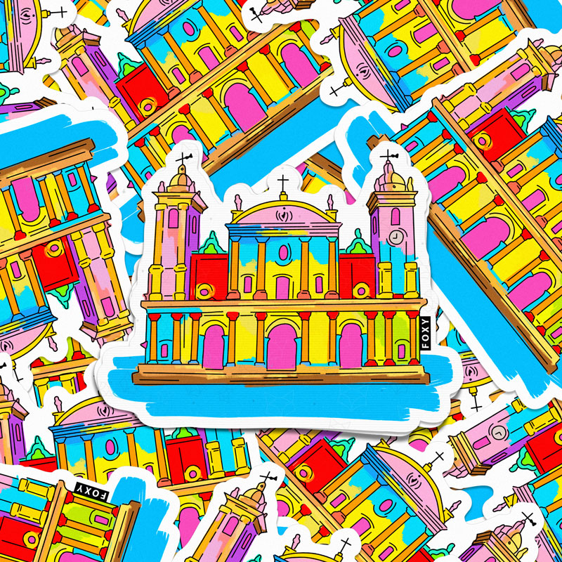 Catedral Rainbow - Sticker