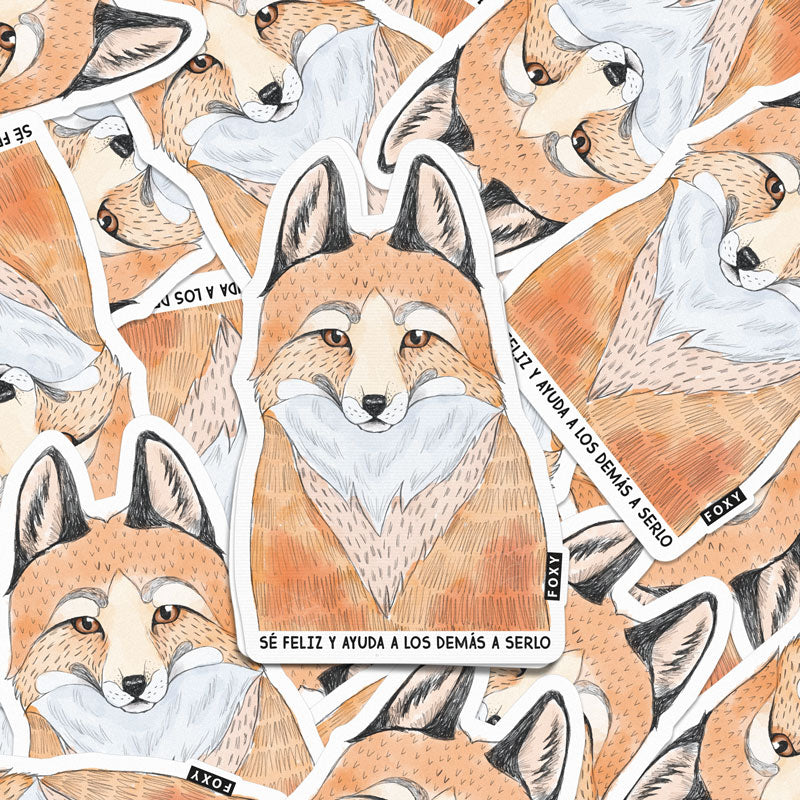 Happy Fox - Sticker