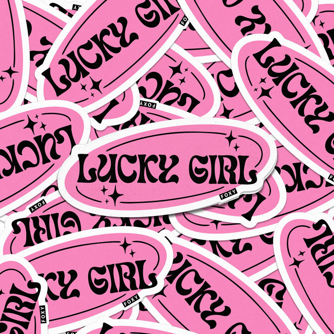Lucky Girl - Sticker