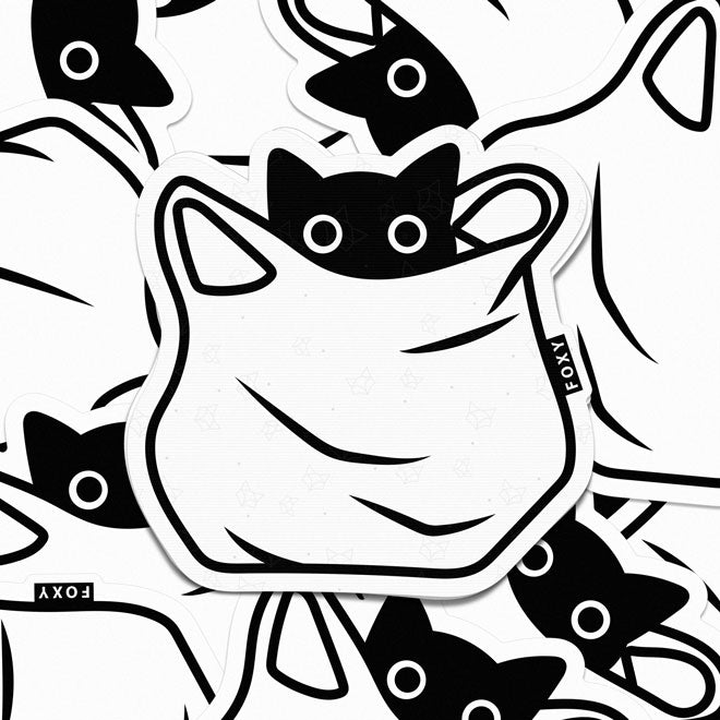 Peek a Meow Cat - Sticker