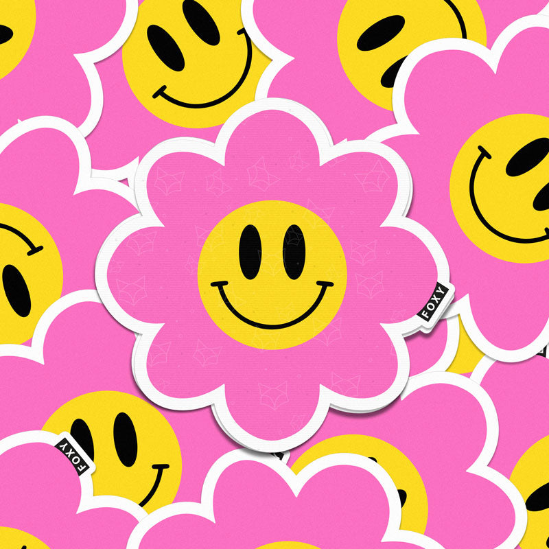 Pink Daisy - Sticker